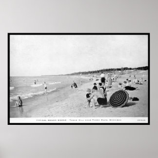 Tower Hill bij Three Oaks, Michigan Poster