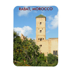 Tower in Rabat, Marokko Magneet