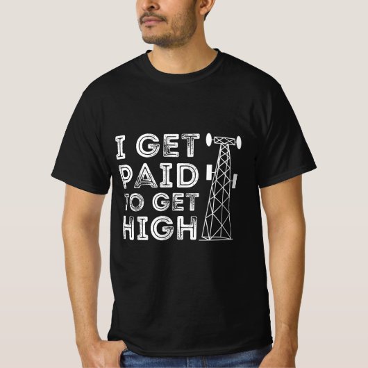 Tower klimmen Shirt | Avontuur roept (Voorkant)