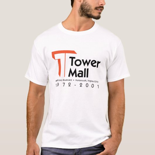 Tower Mall 1972-2001 T-shirt (Voorkant)