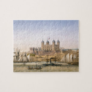 Tower of London, c.1862 (kleurenlitho) Legpuzzel