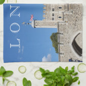 Tower of London uitzicht theedoek (Gevouwen)