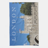 Tower of London uitzicht theedoek (Verticaal)