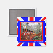 Tower of London Yeomen Warders (Beefeater Guards) Magneet (Voorkant / Achterkant)