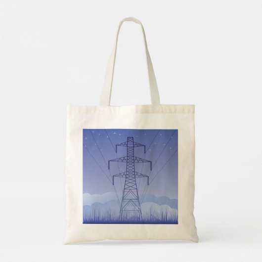 Tower Power Line Canvas tas (Achterkant)