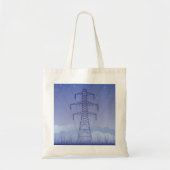 Tower Power Line Canvas tas (Voorkant)