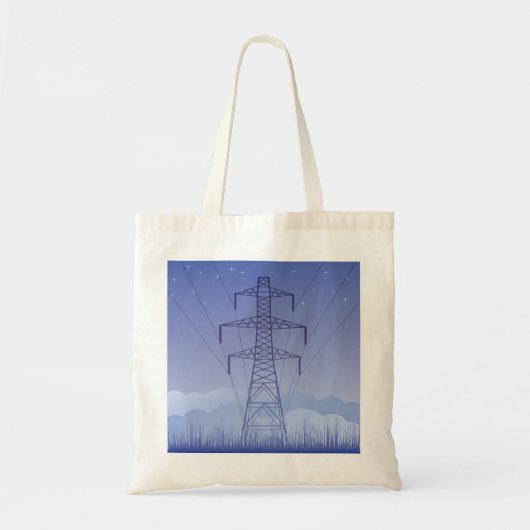 Tower Power Line Canvas tas (Voorkant)