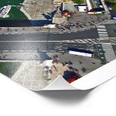 Tower Shadow Paris Foto Afdruk (Hoek)