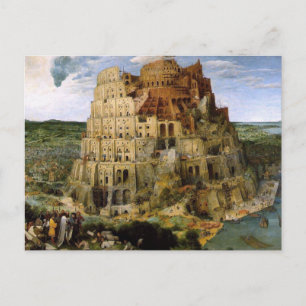 Tower van Babel - 1563 Briefkaart