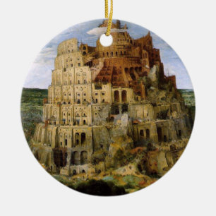 Tower van Babel - 1563 Keramisch Ornament