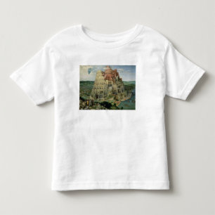 Tower van Babel, 1563 (olie op het paneel) Kinder Shirts