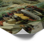 Tower van Babel, 1563 (olie op het paneel) Poster (Hoek)