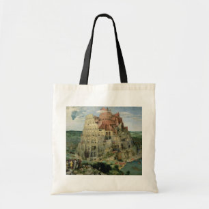 Tower van Babel, 1563 (olie op het paneel) Tote Bag