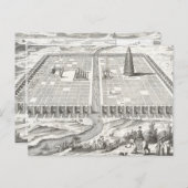 Tower van Babel, Hangende tuinen van Babylon Briefkaart (Voorkant / Achterkant)