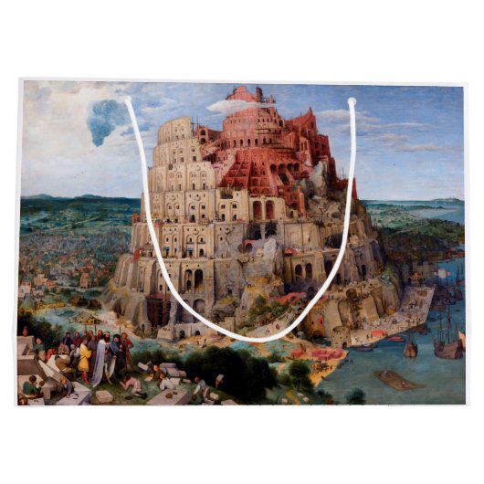 Tower van Babel, Pieter Bruegel de Elder, 1563 Groot Cadeauzakje (Achterkant)