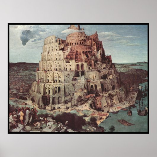 Tower van Babel Poster (Voorkant)