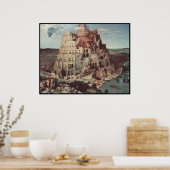 Tower van Babel Poster (Keuken)