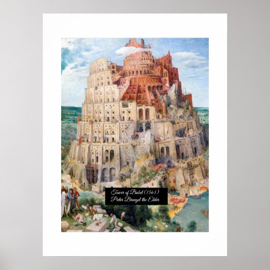 Tower van Babel Poster (Voorkant)
