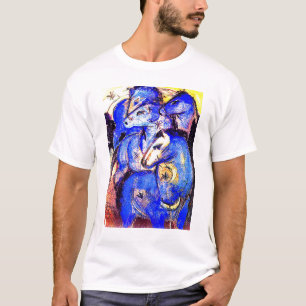 Tower van blauwe paarden door Franz Marc T-shirt
