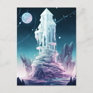 Tower van Crystal Fantasy Art Briefkaart