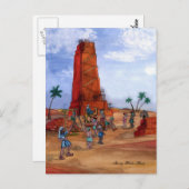 Tower van het Briefkaart Babel (Voorkant / Achterkant)