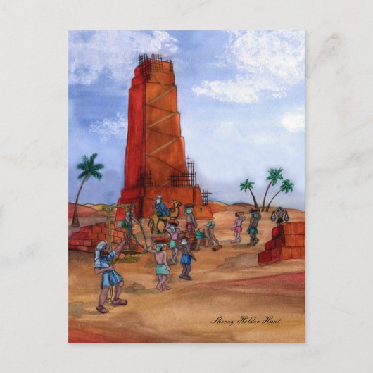 Tower van het Briefkaart Babel (Voorkant)