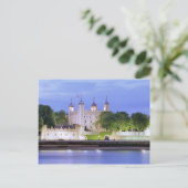 Tower van Londen en de Thames Briefkaart (Staand voorkant)