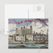 Tower van Londen vanuit de Theems Briefkaart (Voorkant / Achterkant)