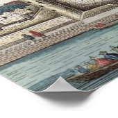 Tower van Londen vanuit de Theems Poster (Hoek)