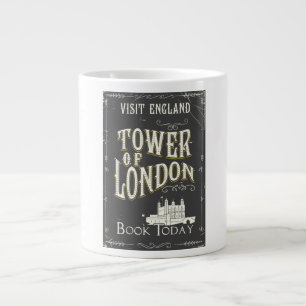 Tower van london England vintage poster Grote Koffiekop