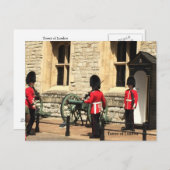 Tower van London Guards Briefkaart (Voorkant / Achterkant)