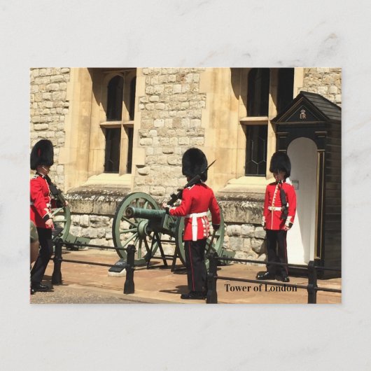 Tower van London Guards Briefkaart (Voorkant)