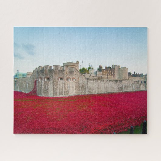 Tower van London November Poppies Legpuzzel (Horizontaal)