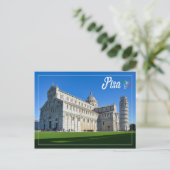 Tower van Pisa europe: reisfotografie Briefkaart (Staand voorkant)