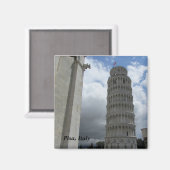 Tower van Pisa, Italië Magneet (Voorkant / Achterkant)