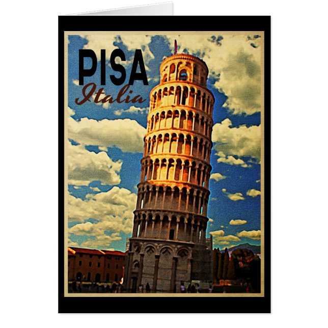 Tower van Pisa ltaly (Voorkant)