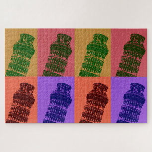 Tower van Pisa Pop Art Travel Legpuzzel