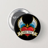 Tower Youth Tattoo Heart Button (Voorkant /achterkant)