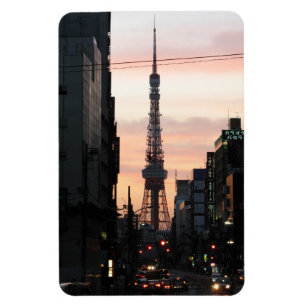 Tower - zondzonnettoren van Tokio 東 ワ ー 日 Magneet