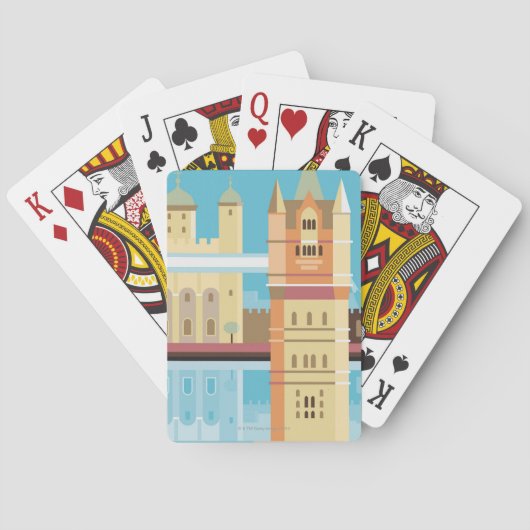 Towerbrug 2 pokerkaarten (Achterkant)