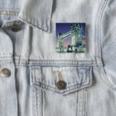 Towerbrug 7 vierkante button 5,1 cm (In situ)