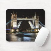 Towerbrug bij nacht muismat (Met muis)