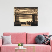 Towerbrug Canvas afdrukken (Insitu (Woonkamer))