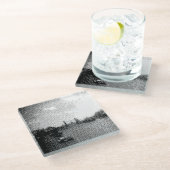 towerbrug glazen onderzetter (Schuin)