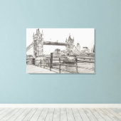 Towerbrug Londen 2006 Canvas Afdruk (Insitu (Houten vloer))