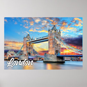 Towerbrug   Londen, Engeland Poster