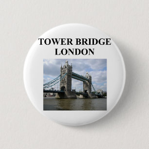 towerbrug ;ondon england ronde button 5,7 cm