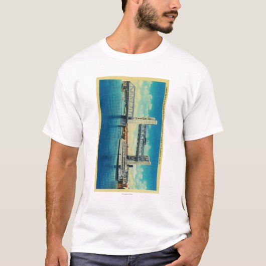 Towerbrug over de Sacramento T-shirt (Voorkant)