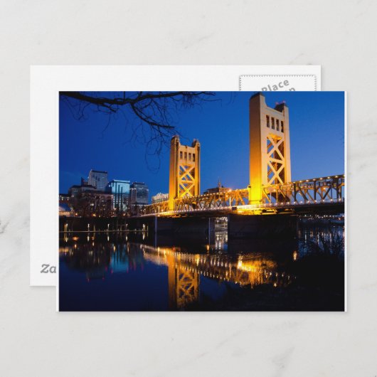 Towerbrug - Sacramento, CA Briefkaart (Voorkant / Achterkant)