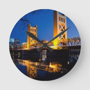 Towerbrug - Sacramento, CA Ronde Klok